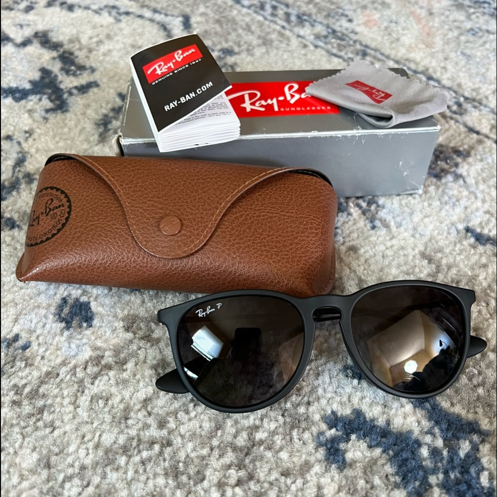 Rayban Erika Polarized Black gradient lens